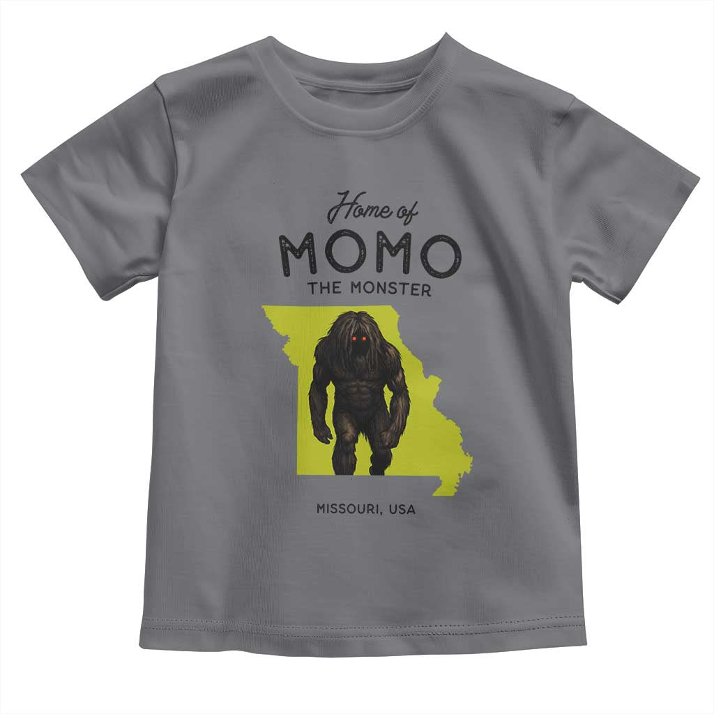 Louisiana Missouri Cryptid Lover Toddler T Shirt Home Of Momo The Monster