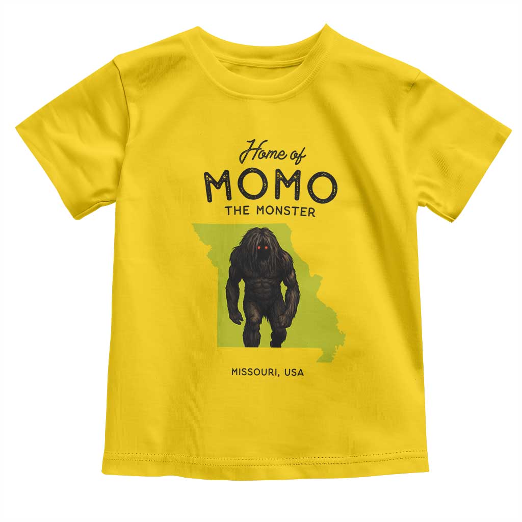 Louisiana Missouri Cryptid Lover Toddler T Shirt Home Of Momo The Monster