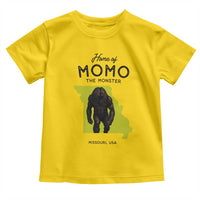 Louisiana Missouri Cryptid Lover Toddler T Shirt Home Of Momo The Monster