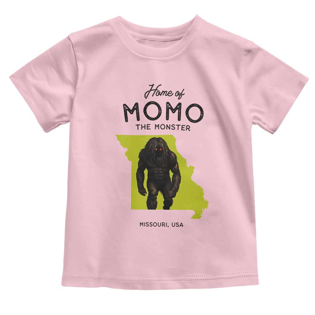 Louisiana Missouri Cryptid Lover Toddler T Shirt Home Of Momo The Monster