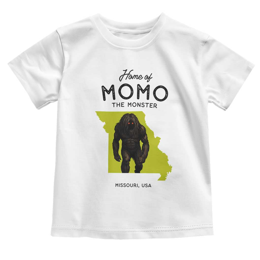 Louisiana Missouri Cryptid Lover Toddler T Shirt Home Of Momo The Monster