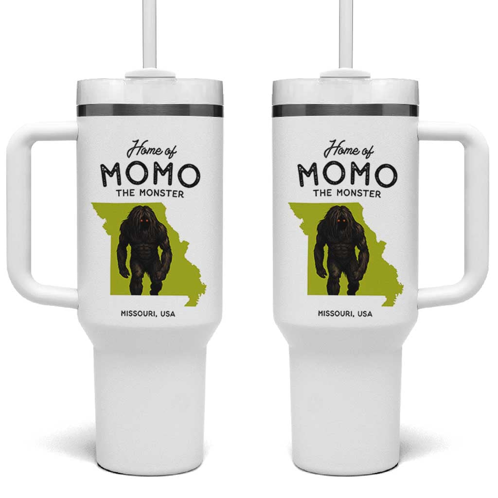 Louisiana Missouri Cryptid Lover Tumbler With Handle Home Of Momo The Monster