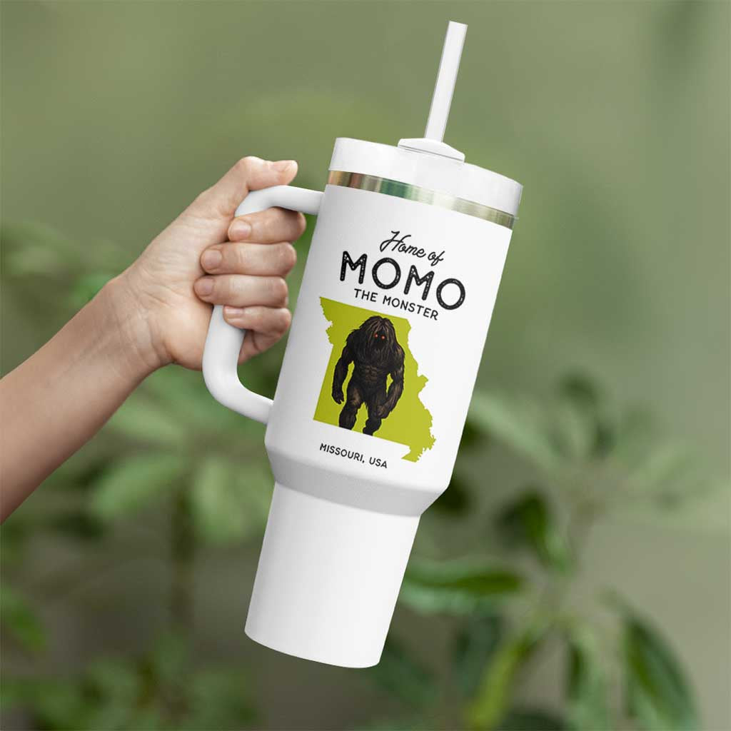 Louisiana Missouri Cryptid Lover Tumbler With Handle Home Of Momo The Monster
