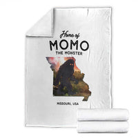 Momo The Monster Folklore Throw Blanket Louisiana Missouri Cryptid Lover Gift