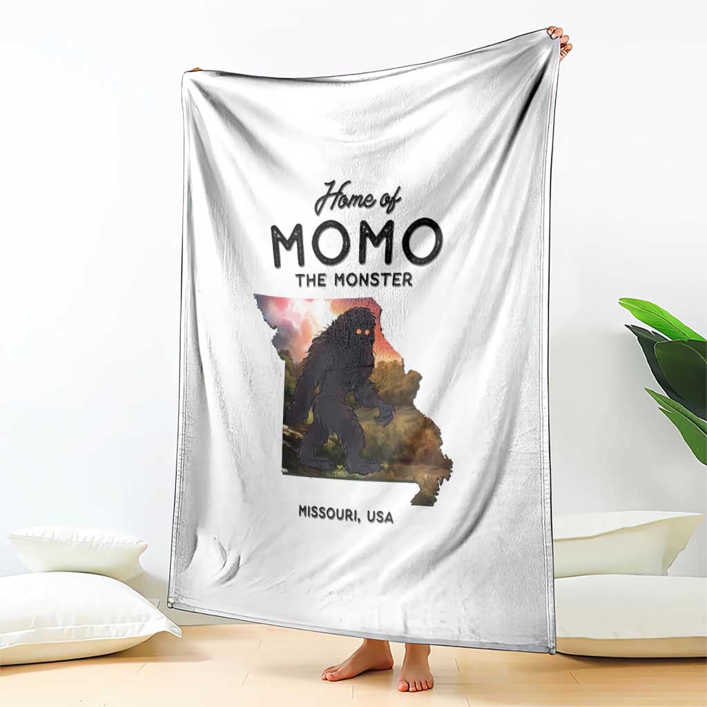 Momo The Monster Folklore Throw Blanket Louisiana Missouri Cryptid Lover Gift