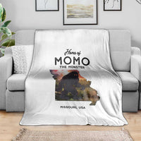 Momo The Monster Folklore Throw Blanket Louisiana Missouri Cryptid Lover Gift