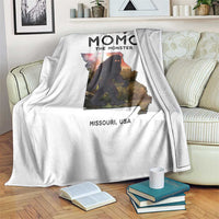 Momo The Monster Folklore Throw Blanket Louisiana Missouri Cryptid Lover Gift