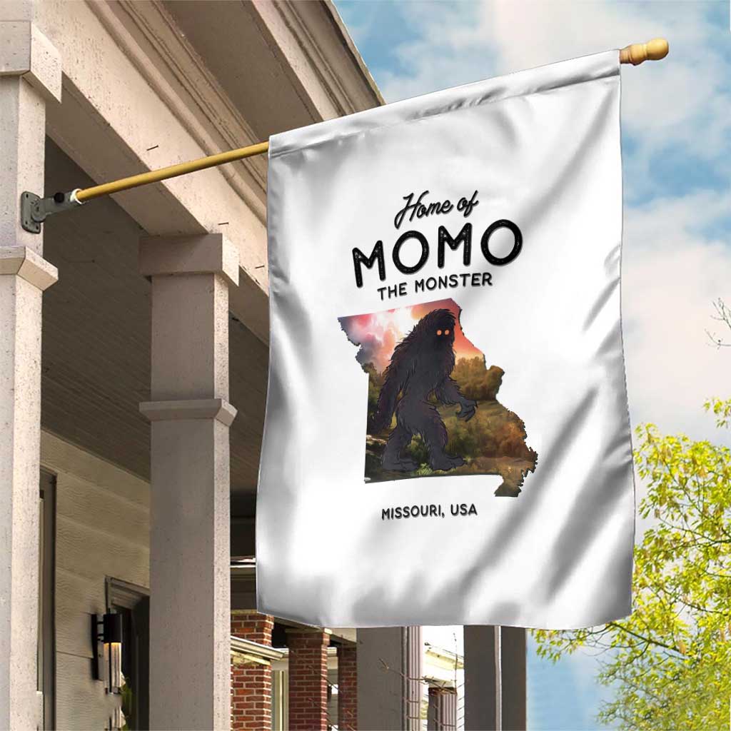 Momo The Monster Folklore Garden Flag Louisiana Missouri Cryptid Lover Gift