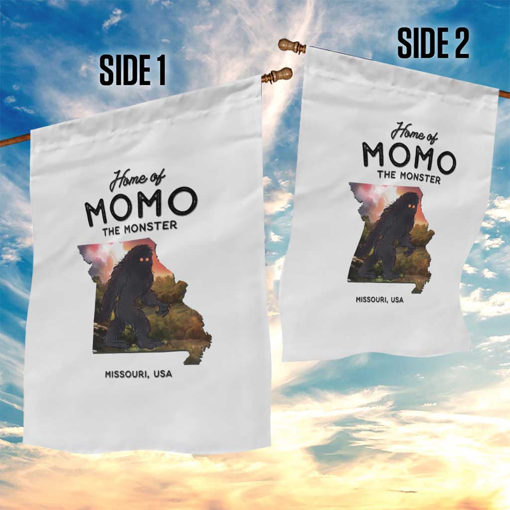 Momo The Monster Folklore Garden Flag Louisiana Missouri Cryptid Lover Gift