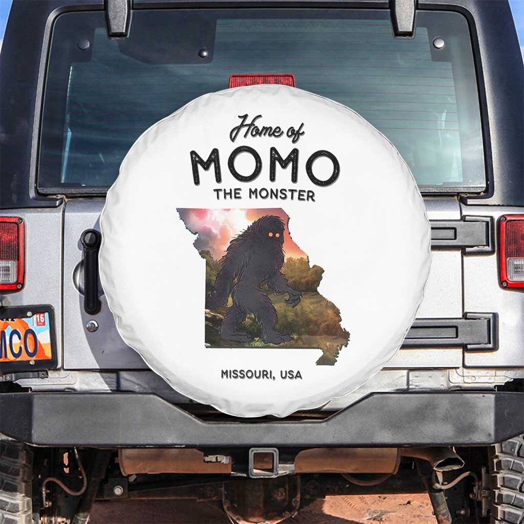 Momo The Monster Folklore Spare Tire Cover Louisiana Missouri Cryptid Lover Gift