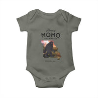Momo The Monster Folklore Baby Onesie Louisiana Missouri Cryptid Lover Gift