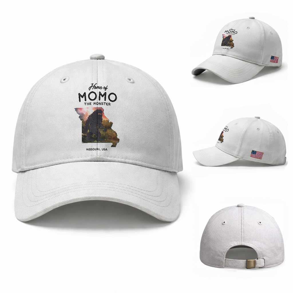 Momo The Monster Folklore Baseball Cap Louisiana Missouri Cryptid Lover Gift