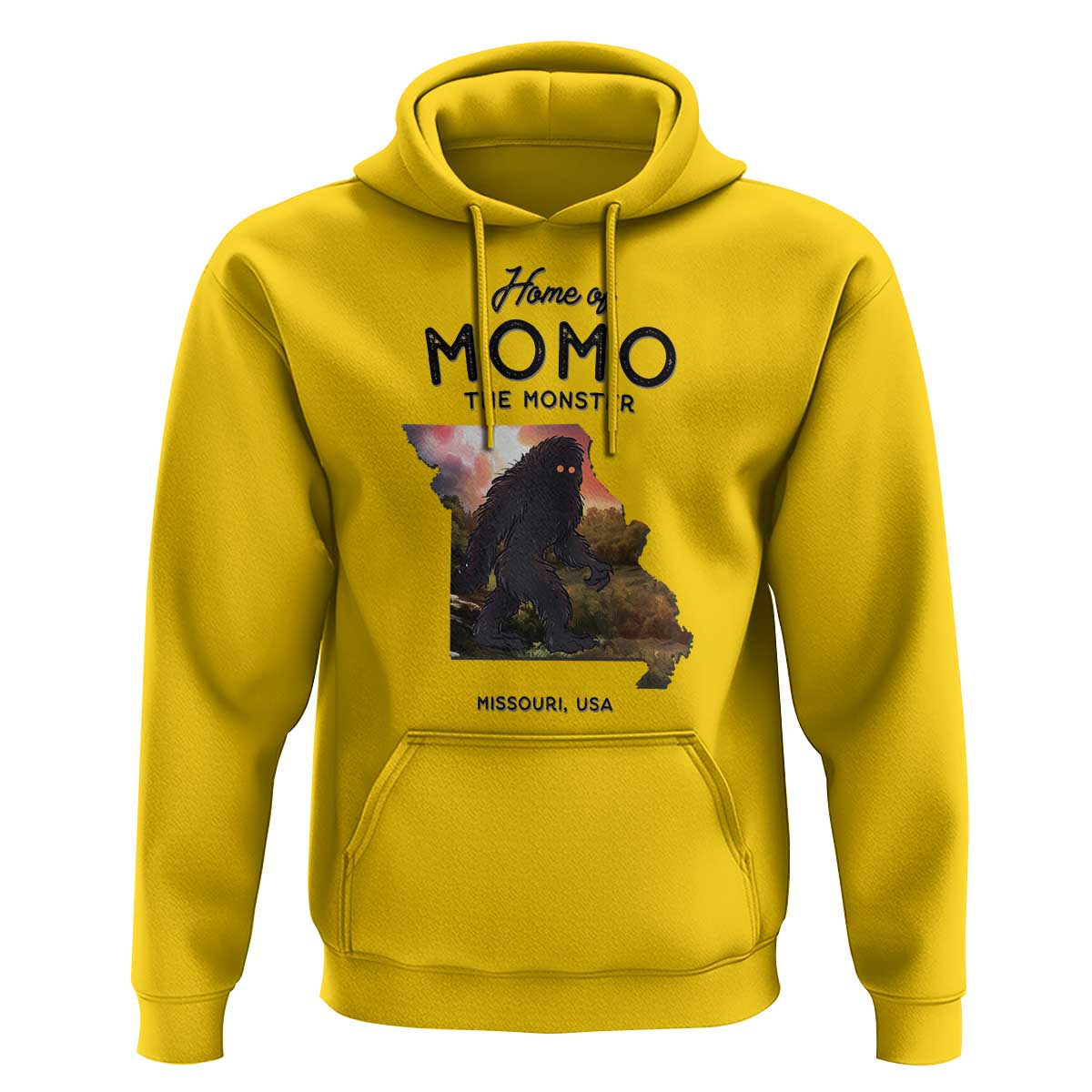 Momo The Monster Folklore Hoodie Louisiana Missouri Cryptid Lover Gift