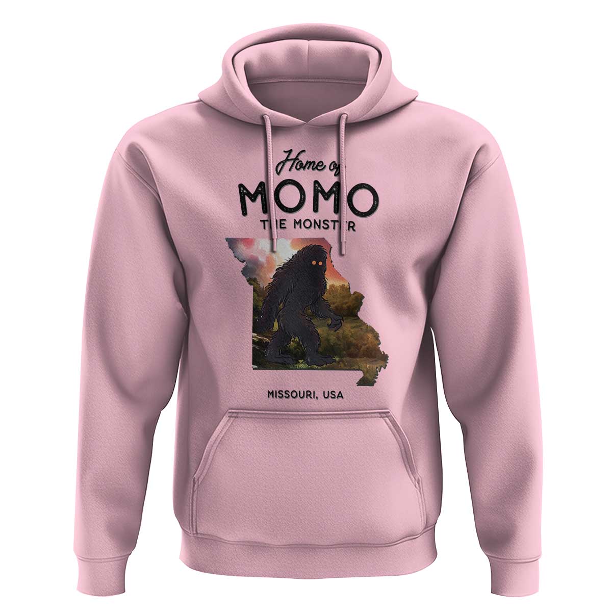 Momo The Monster Folklore Hoodie Louisiana Missouri Cryptid Lover Gift
