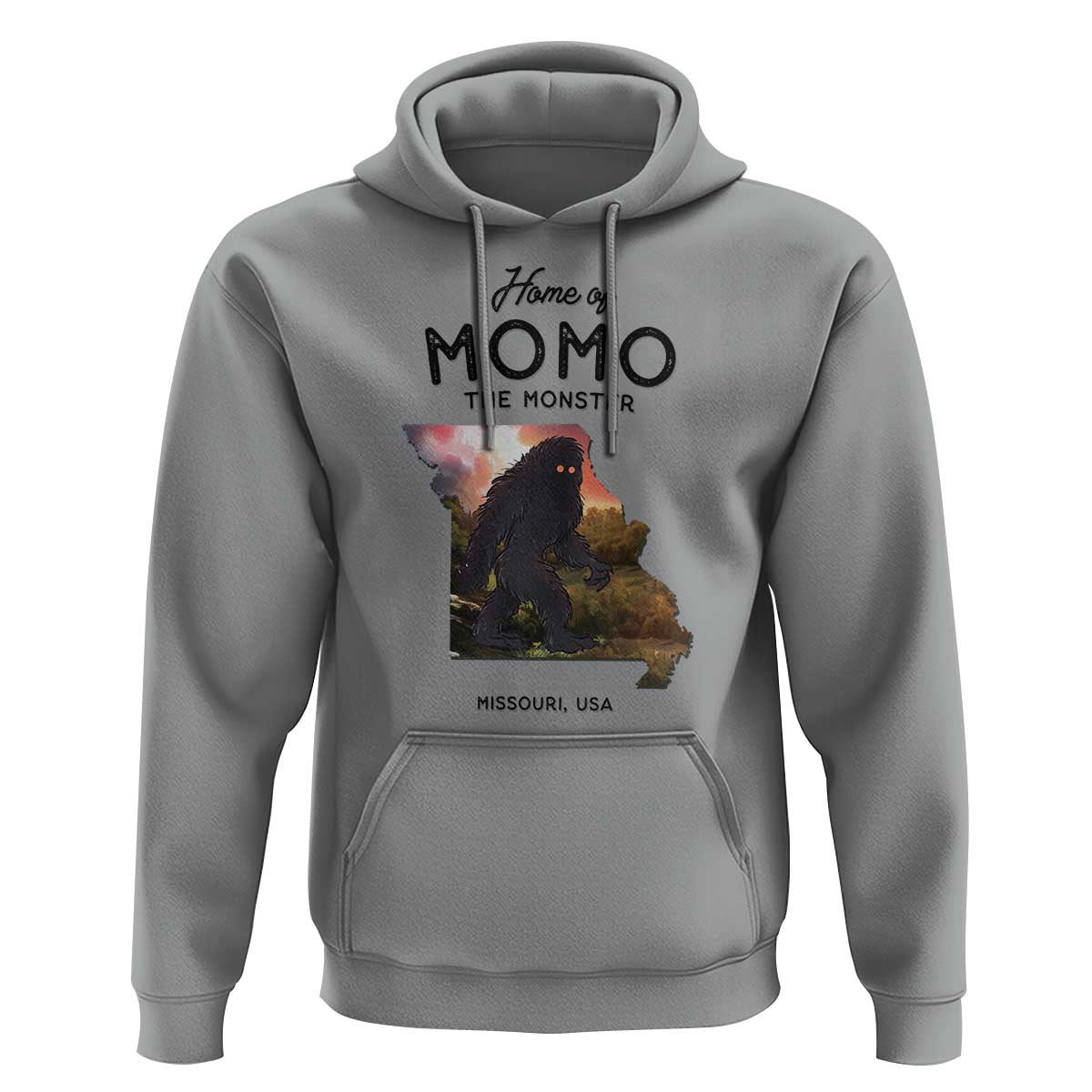 Momo The Monster Folklore Hoodie Louisiana Missouri Cryptid Lover Gift