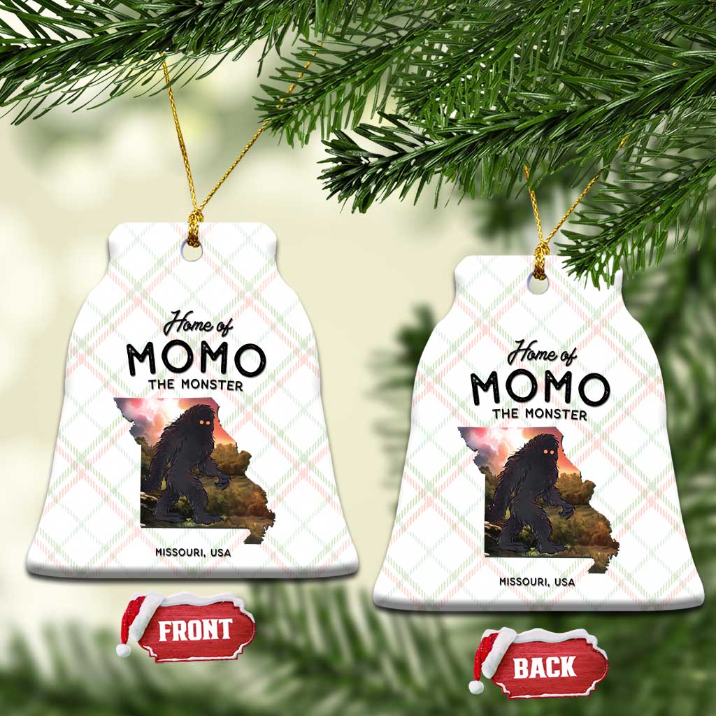 Momo The Monster Folklore Ceramic Ornament Louisiana Missouri Cryptid Lover Gift
