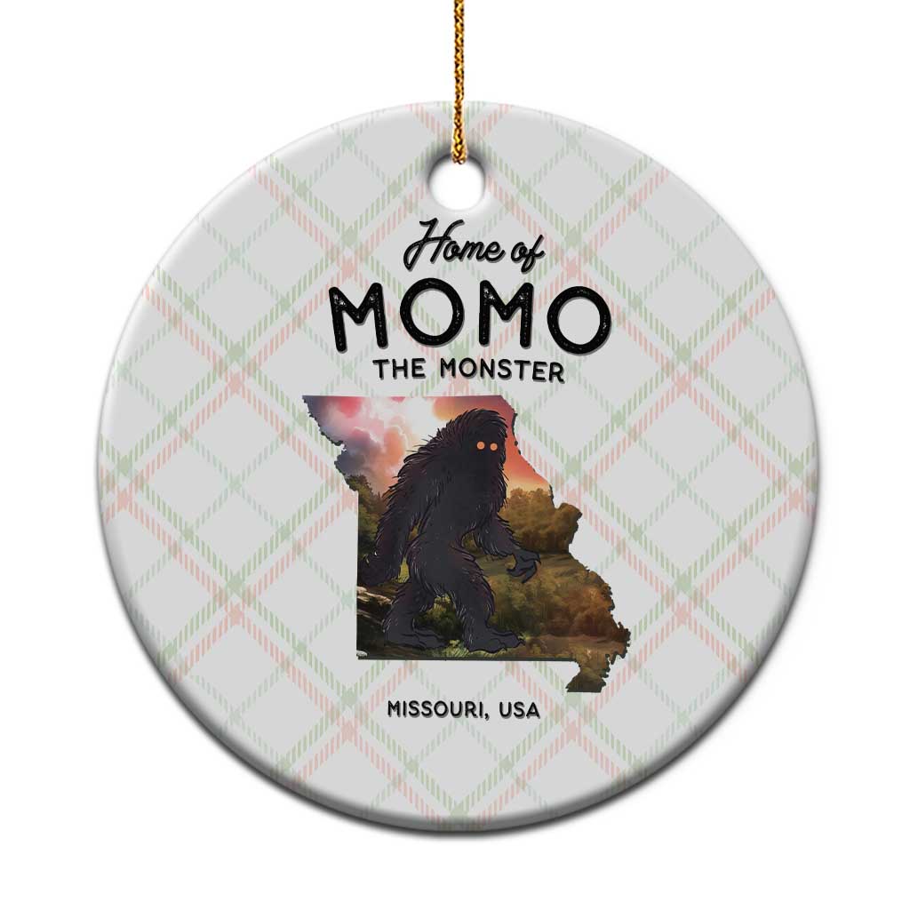 Momo The Monster Folklore Ceramic Ornament Louisiana Missouri Cryptid Lover Gift