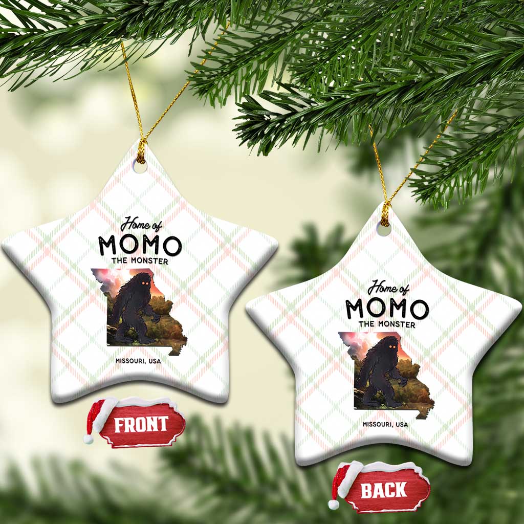 Momo The Monster Folklore Ceramic Ornament Louisiana Missouri Cryptid Lover Gift