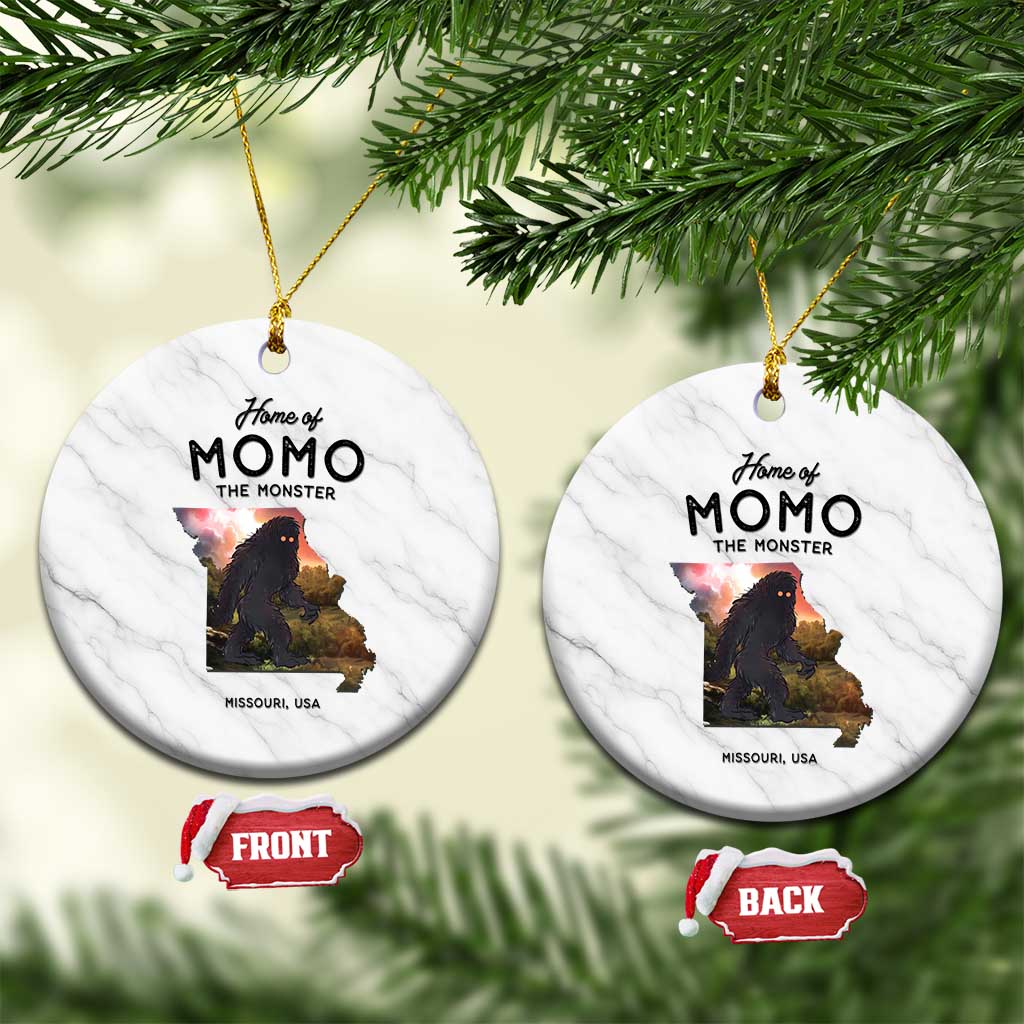 Momo The Monster Folklore Ceramic Ornament Louisiana Missouri Cryptid Lover Gift