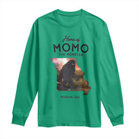 Momo The Monster Folklore Long Sleeve Shirt Louisiana Missouri Cryptid Lover Gift