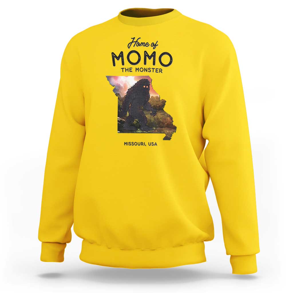 Momo The Monster Folklore Sweatshirt Louisiana Missouri Cryptid Lover Gift