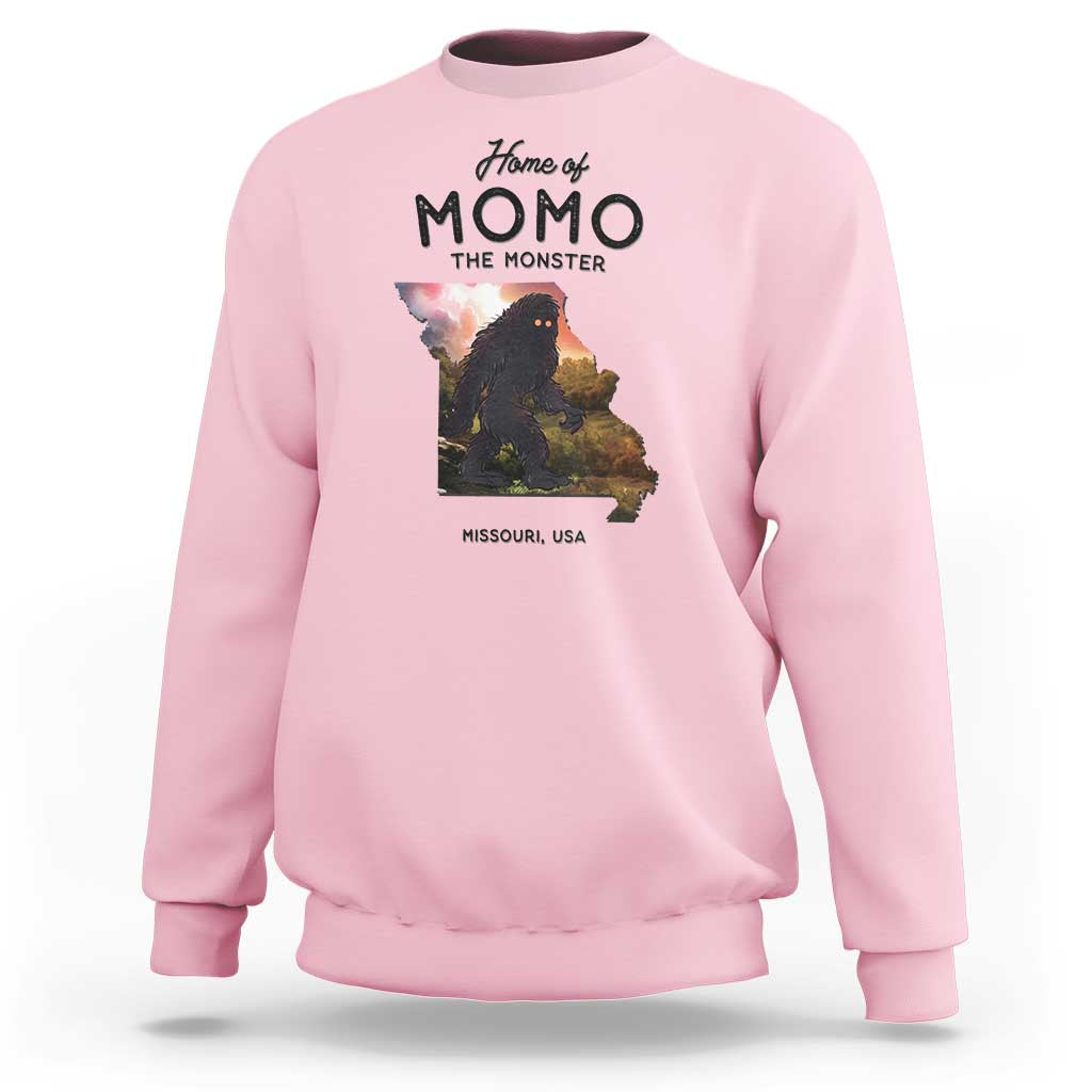Momo The Monster Folklore Sweatshirt Louisiana Missouri Cryptid Lover Gift