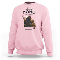 Momo The Monster Folklore Sweatshirt Louisiana Missouri Cryptid Lover Gift