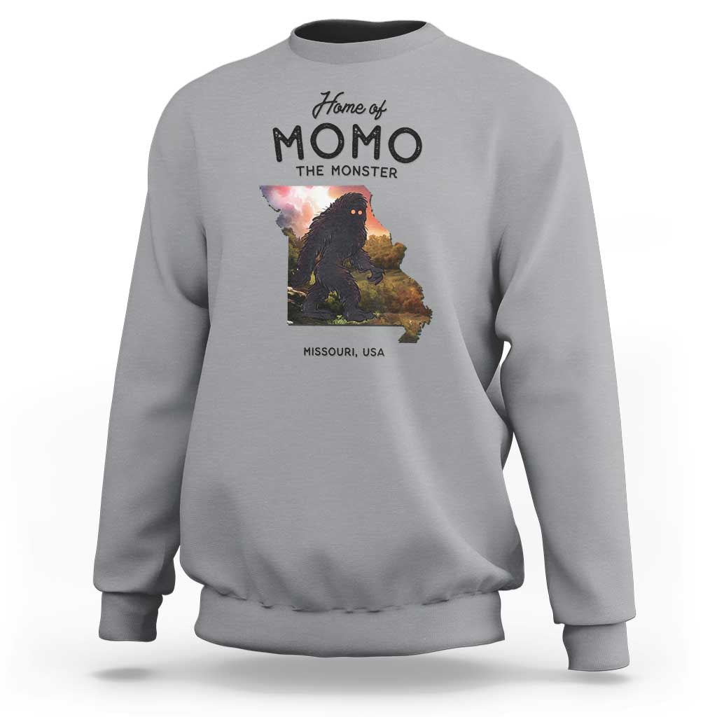 Momo The Monster Folklore Sweatshirt Louisiana Missouri Cryptid Lover Gift