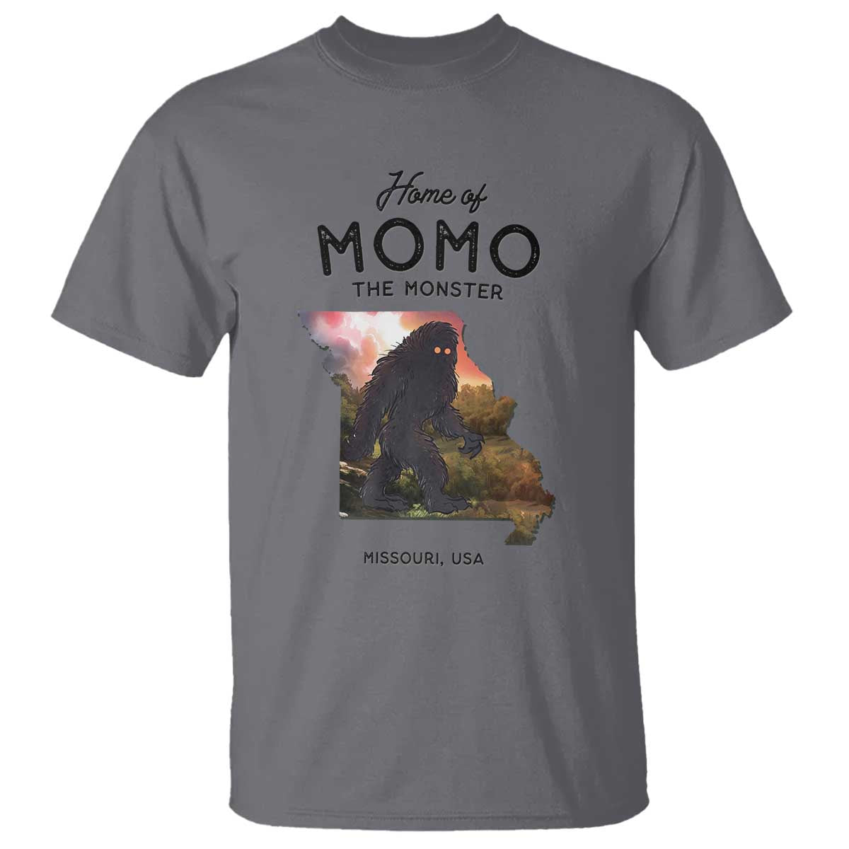 Momo The Monster Folklore T Shirt Louisiana Missouri Cryptid Lover Gift