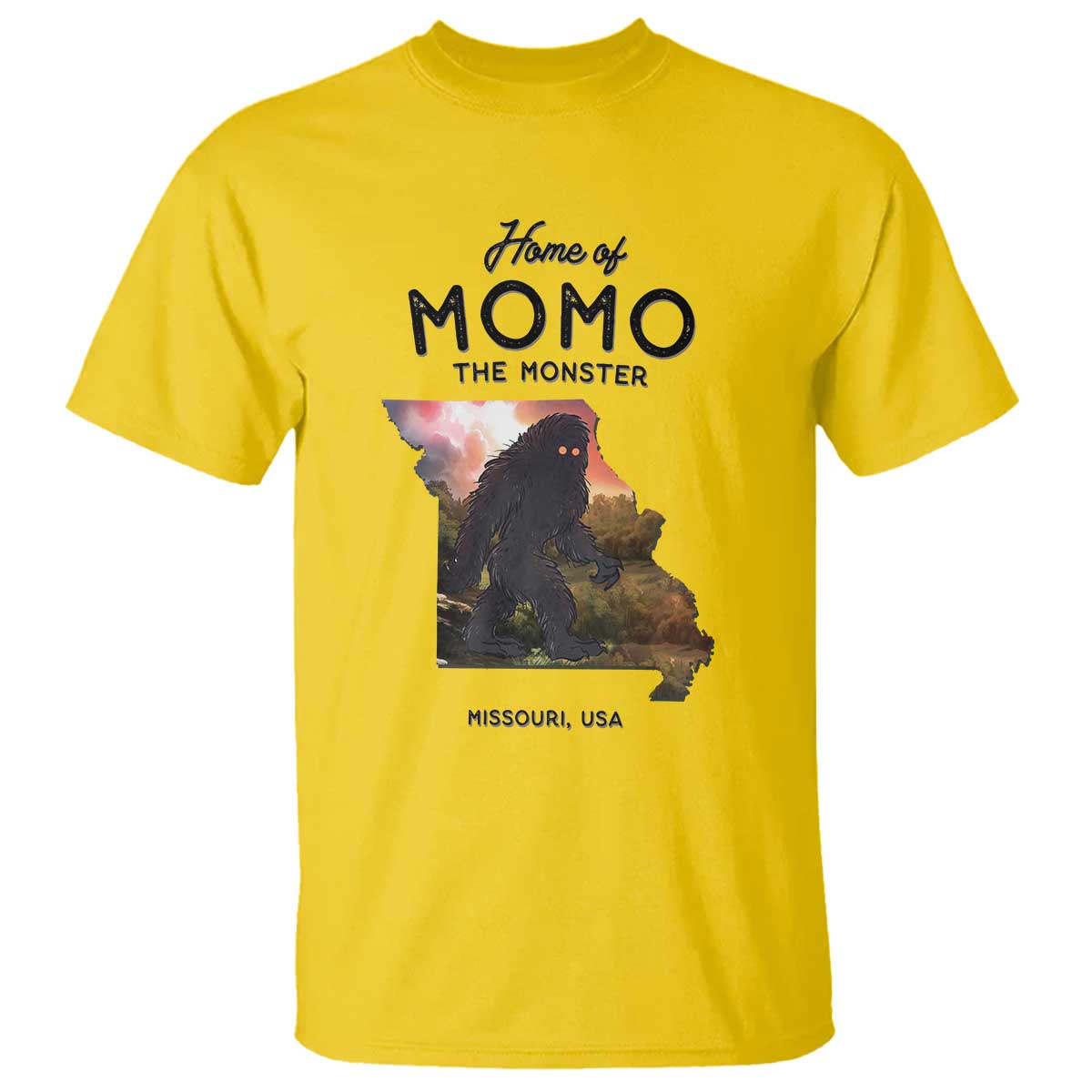 Momo The Monster Folklore T Shirt Louisiana Missouri Cryptid Lover Gift