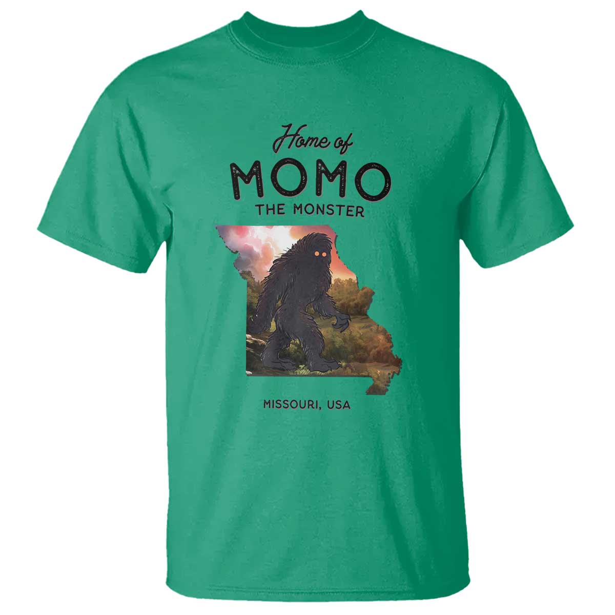 Momo The Monster Folklore T Shirt Louisiana Missouri Cryptid Lover Gift