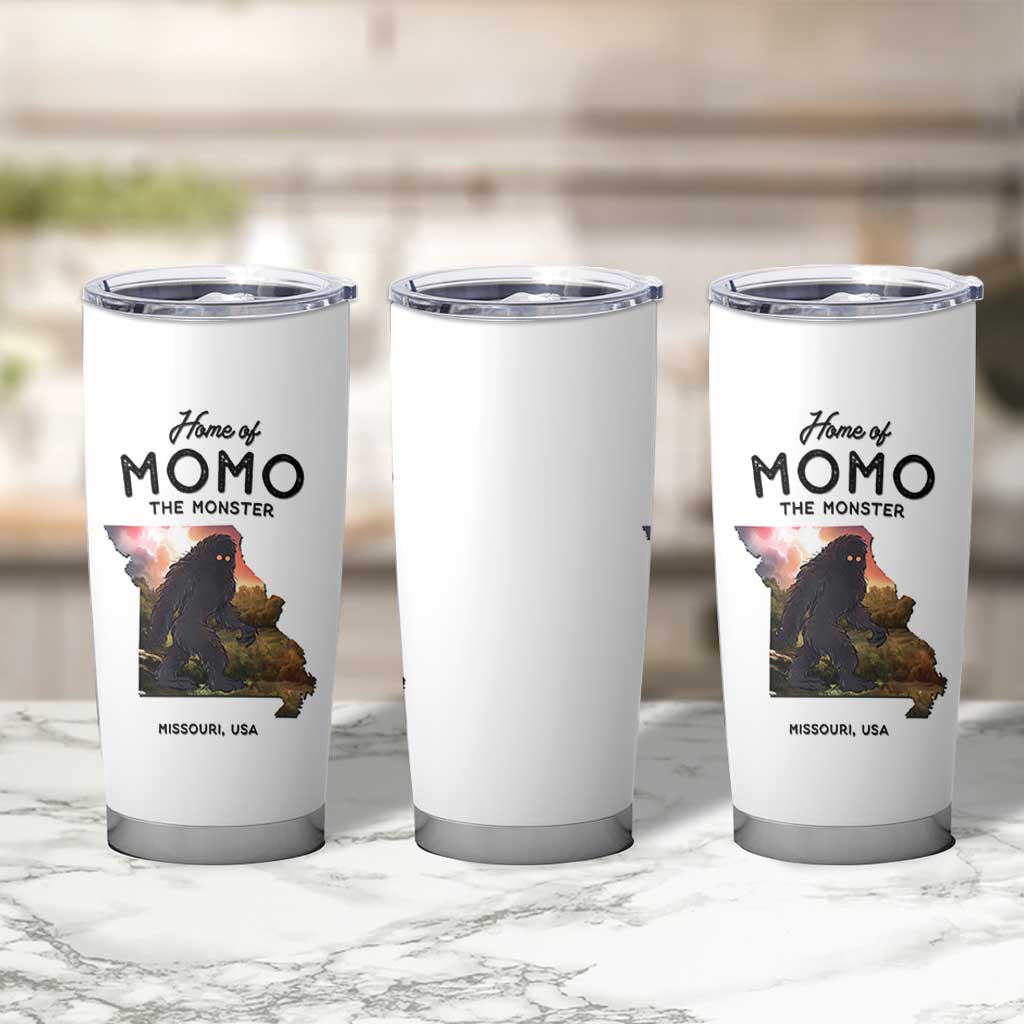 Momo The Monster Folklore Tumbler Cup Louisiana Missouri Cryptid Lover Gift