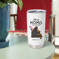 Momo The Monster Folklore Tumbler Cup Louisiana Missouri Cryptid Lover Gift