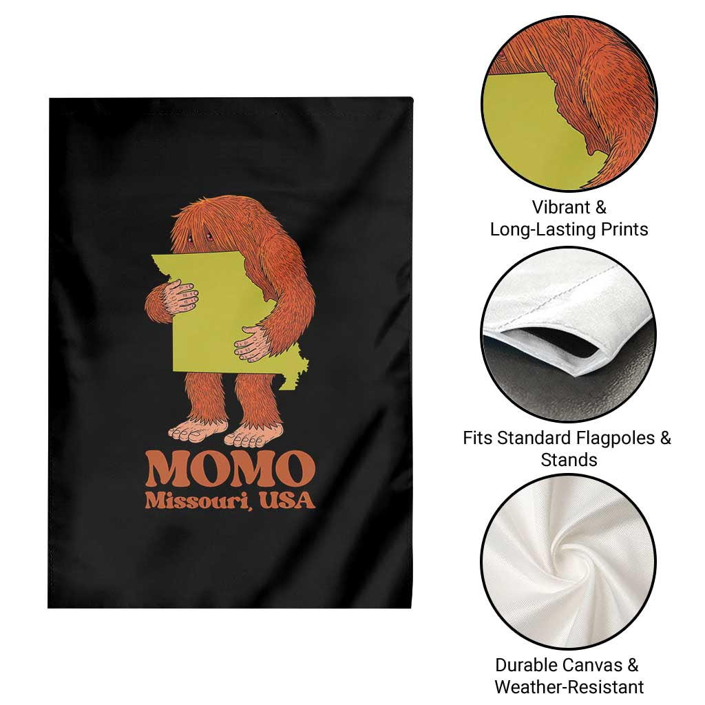 Missouri Cryptid Local Legend Garden Flag Momo The Monster Lover Graphic