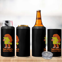Missouri Cryptid Local Legend 4 in 1 Can Cooler Tumbler Momo The Monster Lover Graphic