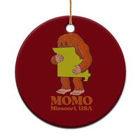 Missouri Cryptid Local Legend Ceramic Ornament Momo The Monster Lover Graphic