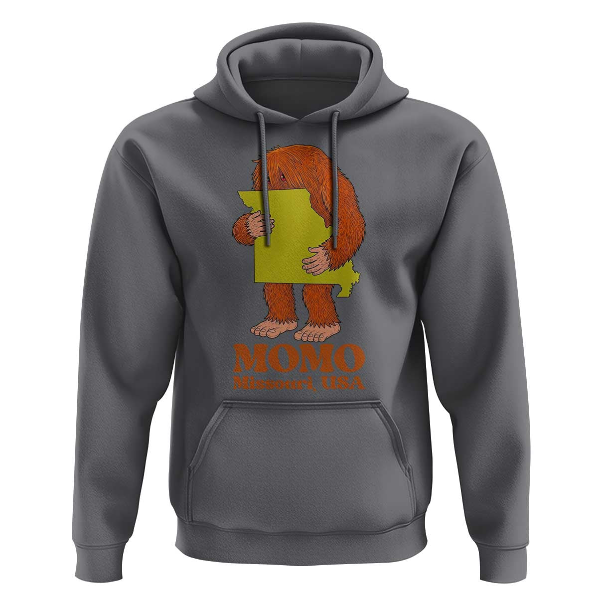 Missouri Cryptid Local Legend Hoodie Momo The Monster Lover Graphic