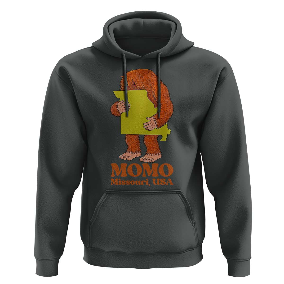 Missouri Cryptid Local Legend Hoodie Momo The Monster Lover Graphic