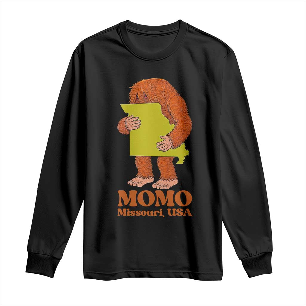 Missouri Cryptid Local Legend Long Sleeve Shirt Momo The Monster Lover Graphic