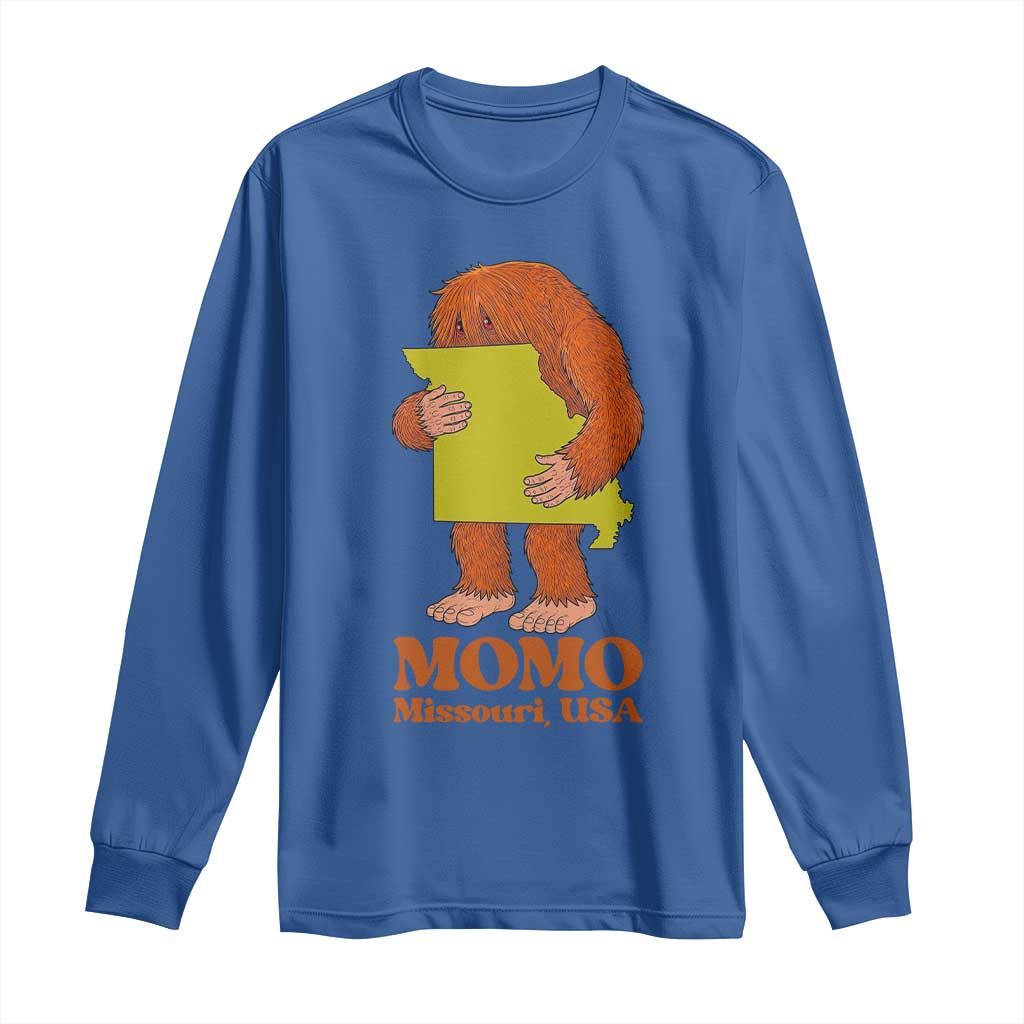 Missouri Cryptid Local Legend Long Sleeve Shirt Momo The Monster Lover Graphic