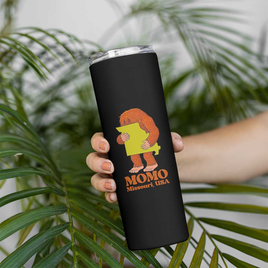 Missouri Cryptid Local Legend Skinny Tumbler Momo The Monster Lover Graphic
