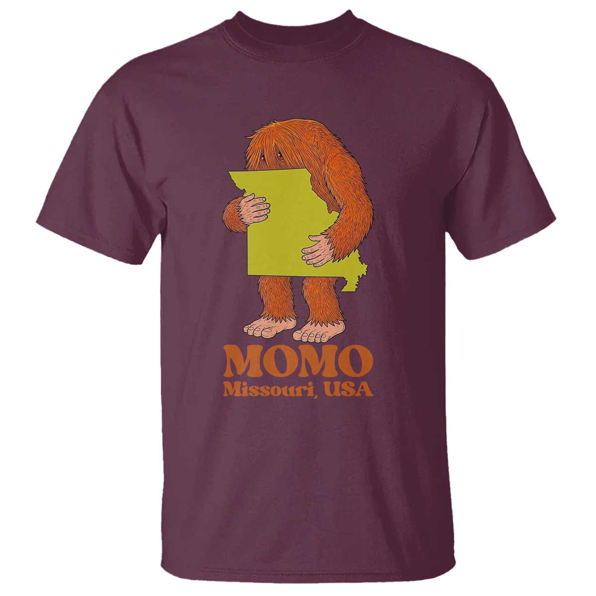 Missouri Cryptid Local Legend T Shirt Momo The Monster Lover Graphic