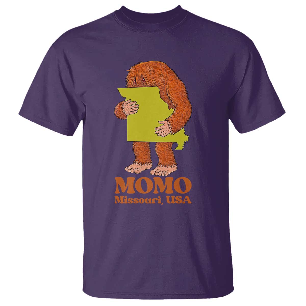 Missouri Cryptid Local Legend T Shirt Momo The Monster Lover Graphic