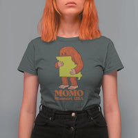 Missouri Cryptid Local Legend T Shirt For Women Momo The Monster Lover Graphic
