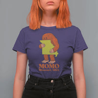 Missouri Cryptid Local Legend T Shirt For Women Momo The Monster Lover Graphic