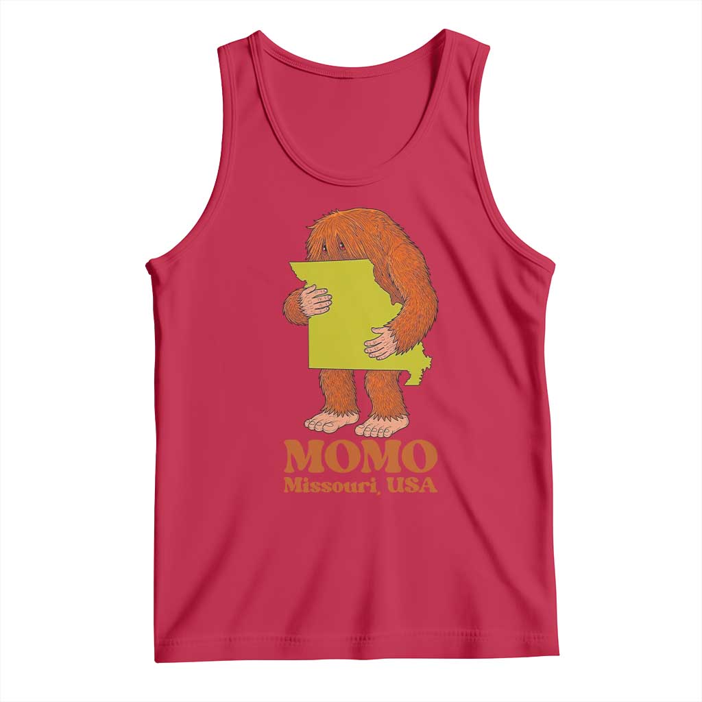 Missouri Cryptid Local Legend Tank Top Momo The Monster Lover Graphic