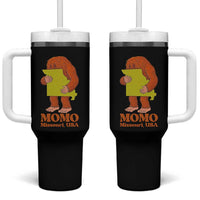 Missouri Cryptid Local Legend Tumbler With Handle Momo The Monster Lover Graphic
