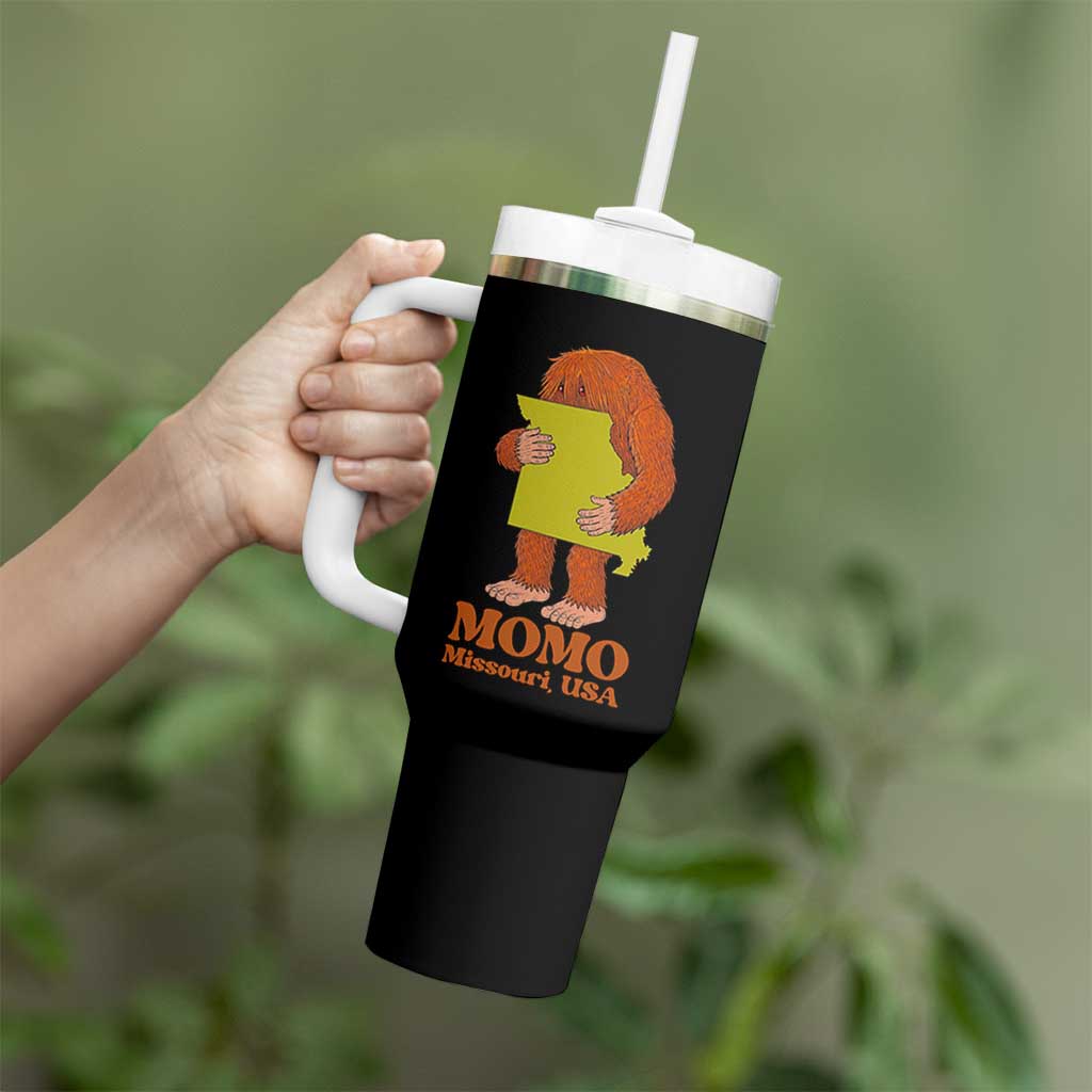 Missouri Cryptid Local Legend Tumbler With Handle Momo The Monster Lover Graphic