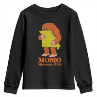 Missouri Cryptid Local Legend Youth Sweatshirt Momo The Monster Lover Graphic
