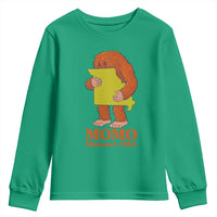 Missouri Cryptid Local Legend Youth Sweatshirt Momo The Monster Lover Graphic